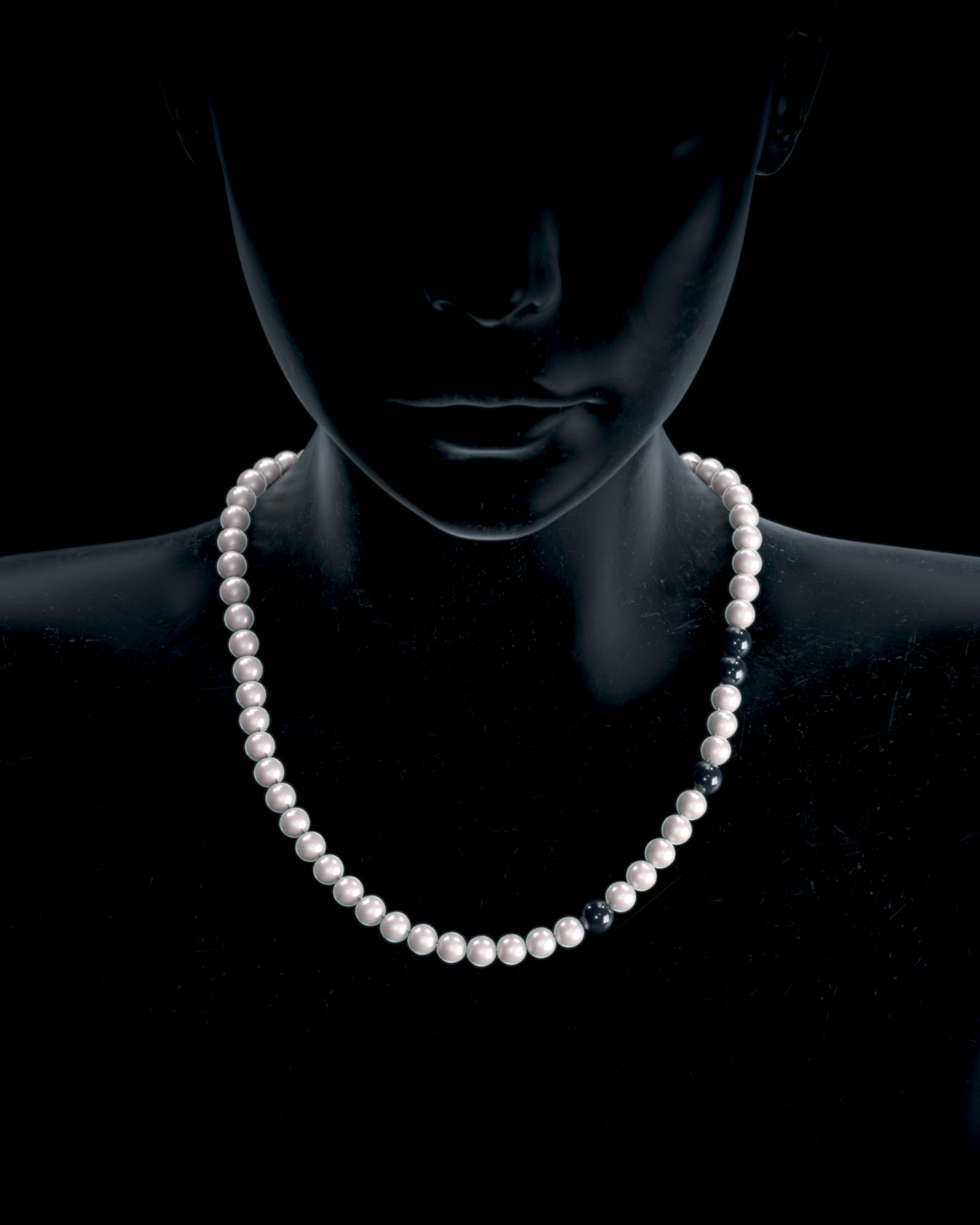 P33O4 pearl necklace